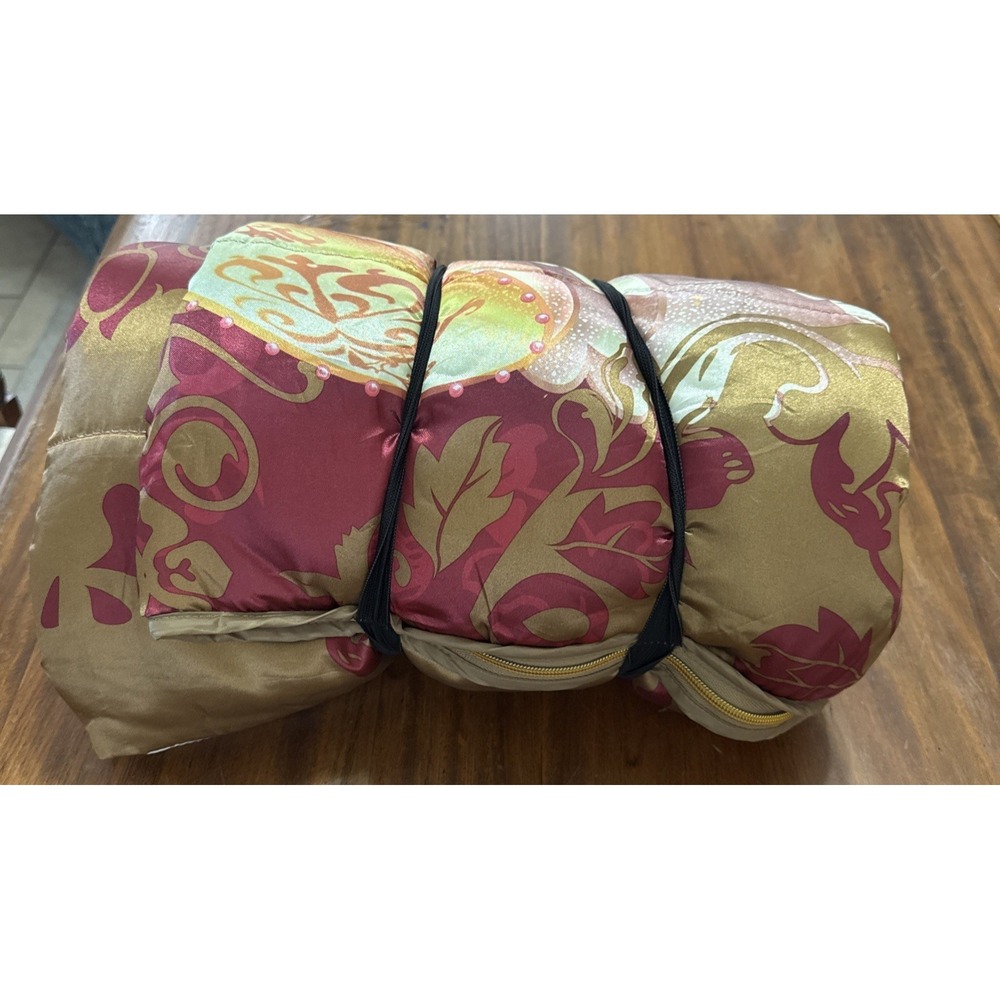 Disney Princess Belle Sleeping Bag Beauty and the Beast Pink Gold Slumber Bag - Picture 8 of 8